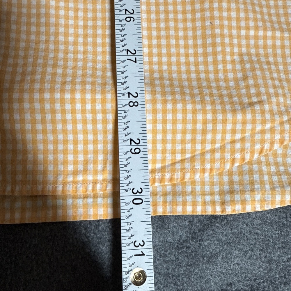 Vineyard Vines Whale Slim Fit Shirt Mens L Classic Fit Peach Plaid Button-Down - Picture 9 of 10